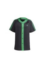 T-shirt Adidas Originals Adicolor Plus Jersey's Clothing bleu foncé équipage verte – Image 4