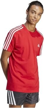 T-shirt Adidas Essentials en jersey simple à 3 bandes pour homme – Image 4