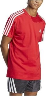 T-shirt Adidas Essentials en jersey simple à 3 bandes pour homme – Image 3