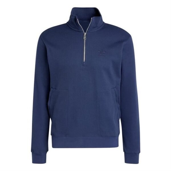 Sweat-shirt adidas Originals à demi-zip gaufré