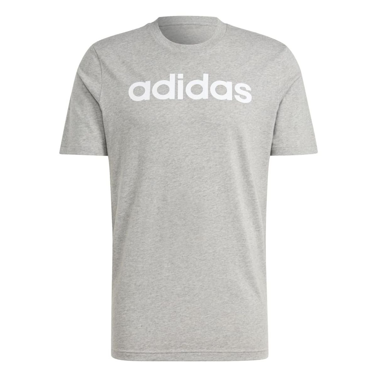 971932-1200-1200 Adidas M Lin Sj T T-shirt à manches courtes gris pour hommes pour la mode – Image 1