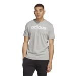 Adidas M Lin Sj T T-shirt à manches courtes gris pour hommes pour la mode – Image 5