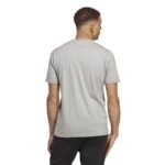 Adidas M Lin Sj T T-shirt à manches courtes gris pour hommes pour la mode – Image 3