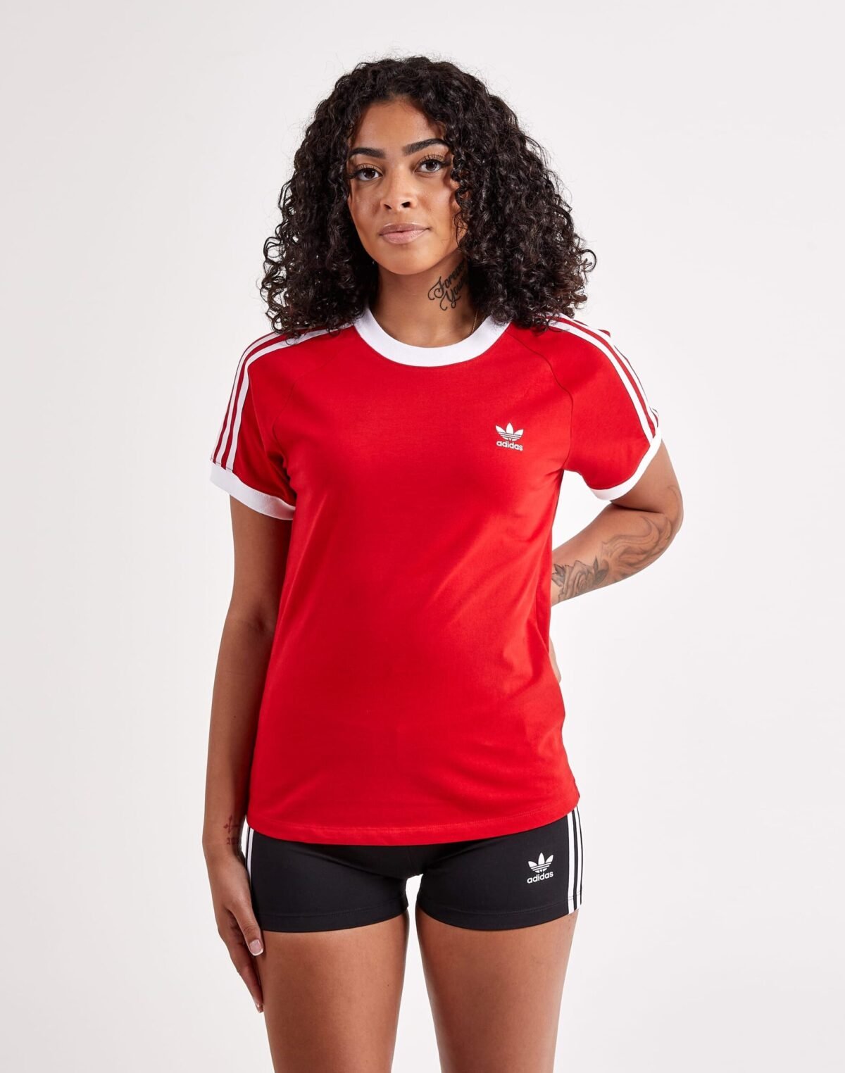 Adidas T-shirt slim à 3 bandes pour femme – Image 2