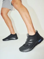 Baskets adidas noires et grises Cloudfoam Move Sock In