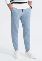 Pantalon de survêtement pour homme avec coutures contrastées - gris V2 – Image 16