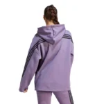 adidas - Sweat à capuche Future Icons 3 bandes pour femme (IL3023) – Image 2