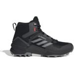 Adidas Chaussures de Randonnée Homme - TERREX Swift R3 Mid GORE-TEX - core black/grey thunder/solar red