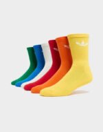 adidas Originals - Lot de 6 paires de chaussettes unisexes Trefoil Cushion Crew – Image 4