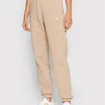 adidas Pantalon de survêtement en polaire adicolor Essentials HJ7865 Beige Coupe standard