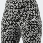 adidas Short de motard adidas Allover Graphic HR4885 Noir