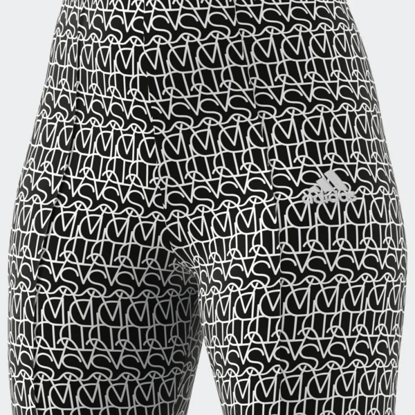 adidas Short de motard adidas Allover Graphic HR4885 Noir