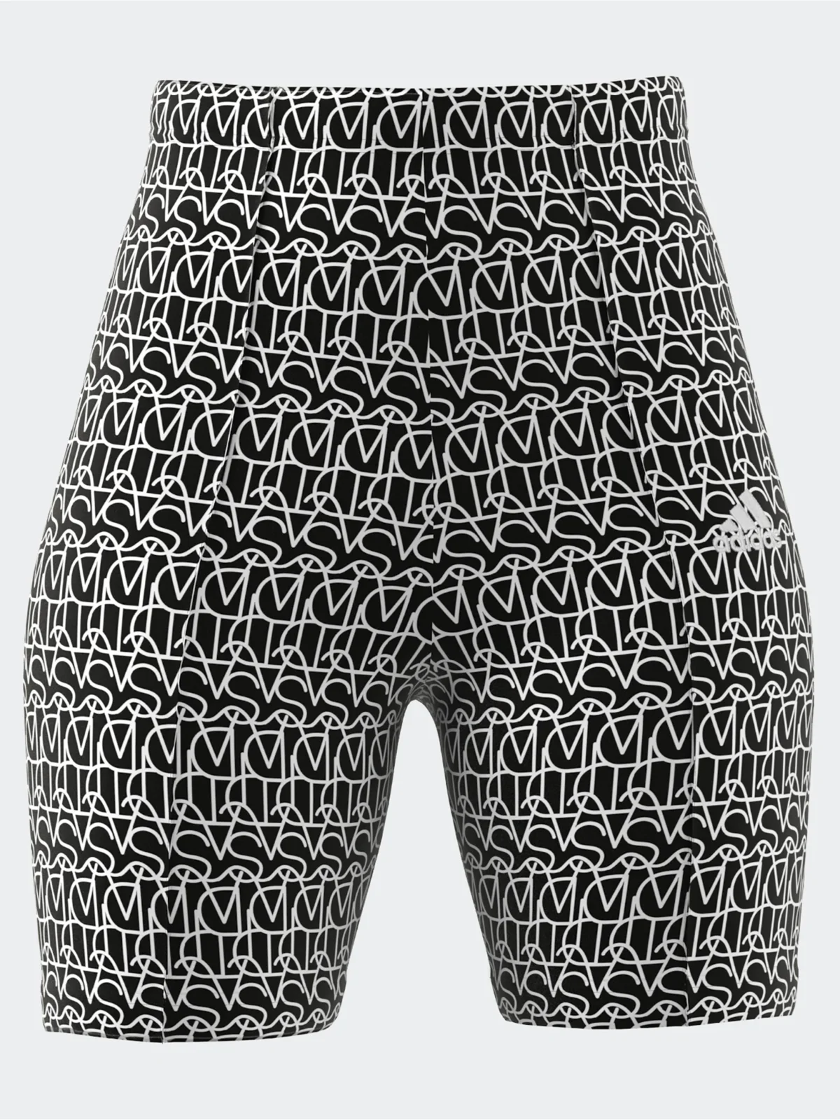 adidas Short de motard adidas Allover Graphic HR4885 Noir – Image 3