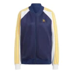 Veste de survêtement adidas Adicolor Classics Oversized SST Taille Asie « Bleu foncé » IK0422