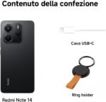 Smartphone Xiaomi Redmi Note 14, 6+128 Go, système de caméra AI 108MP, batterie 5500mAh, écran Eye-Care 120Hz, fonctionnalité AI (chargeur non inclus), – Image 4