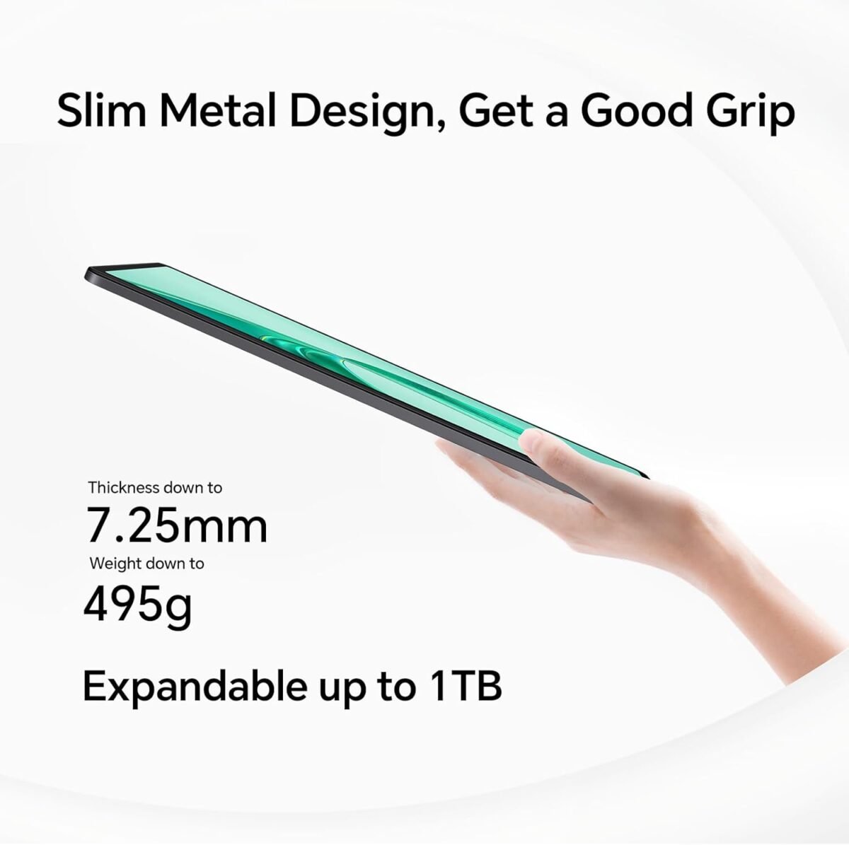 HONOR Pad X8a - Tablette 11 pouces Wi-Fi, 4 Go+128 Go, écran FullView 90 Hz, batterie 8300 mAh, 4 haut-parleurs, corps métallique, Android 14, Gris Espace – Image 4