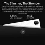 HONOR MAGICPAD 2 Tablette WIFI, 12 Go 256 Go, 12,3 pouces 144 Hz OLED, Snapdragon 8s Gen 3, 8 haut-parleurs, batterie 10050 mAh, Android 14, service Google – Image 3