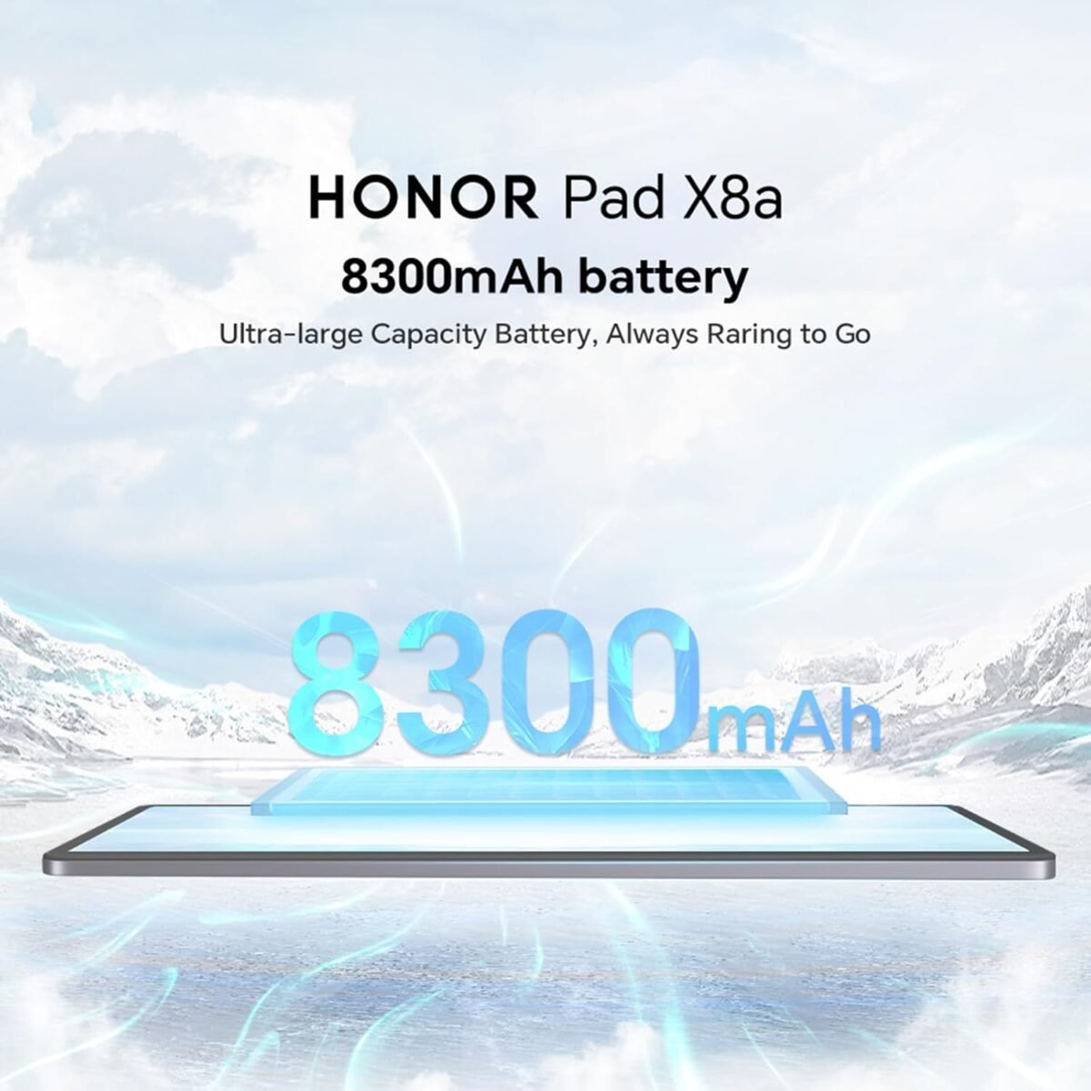 HONOR Pad X8a - Tablette 11 pouces Wi-Fi, 4 Go+128 Go, écran FullView 90 Hz, batterie 8300 mAh, 4 haut-parleurs, corps métallique, Android 14, Gris Espace – Image 6