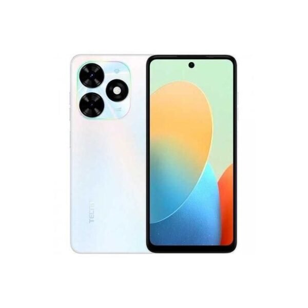 Tecno Pop 8 - 6.6'' - 4G - 2 SIM - 2/64 Go - 13Mpx - 4G LTE - Blanc /Noir