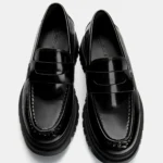 Chaussures mocassin sans lacets - noires