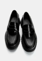 Chaussures mocassin sans lacets - noires