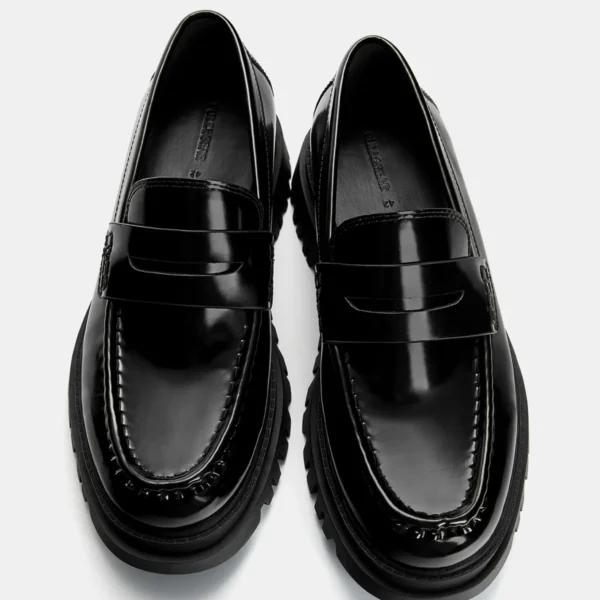 Chaussures mocassin sans lacets - noires