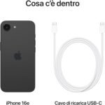 Apple iPhone 16e 128 Go : conçu par Apple Intelligence, avec puce A18, une autonomie grandiose, appareil photo Fusion de 48MP et écran Super Retina XDR 6,1'' – Image 3