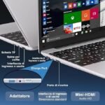 Ordinateur portable 14 pouces, Windows 11, 256 Go de ROM, Celeron N4020 – Image 4
