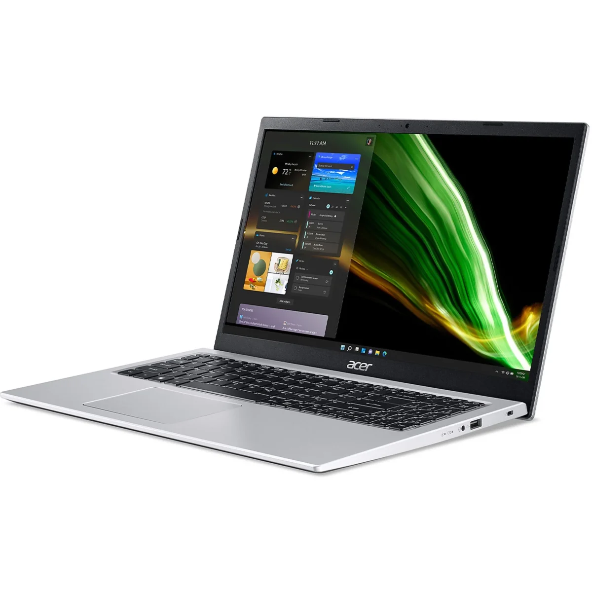 ACER Aspire 1 A115-32-C64E, 15,6", processeur Intel® Celeron N4500, carte graphique Intel UHD, 4 Go, SSD 128 Go, argent – Image 5