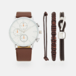 SET - Montre - cognac/argenté
