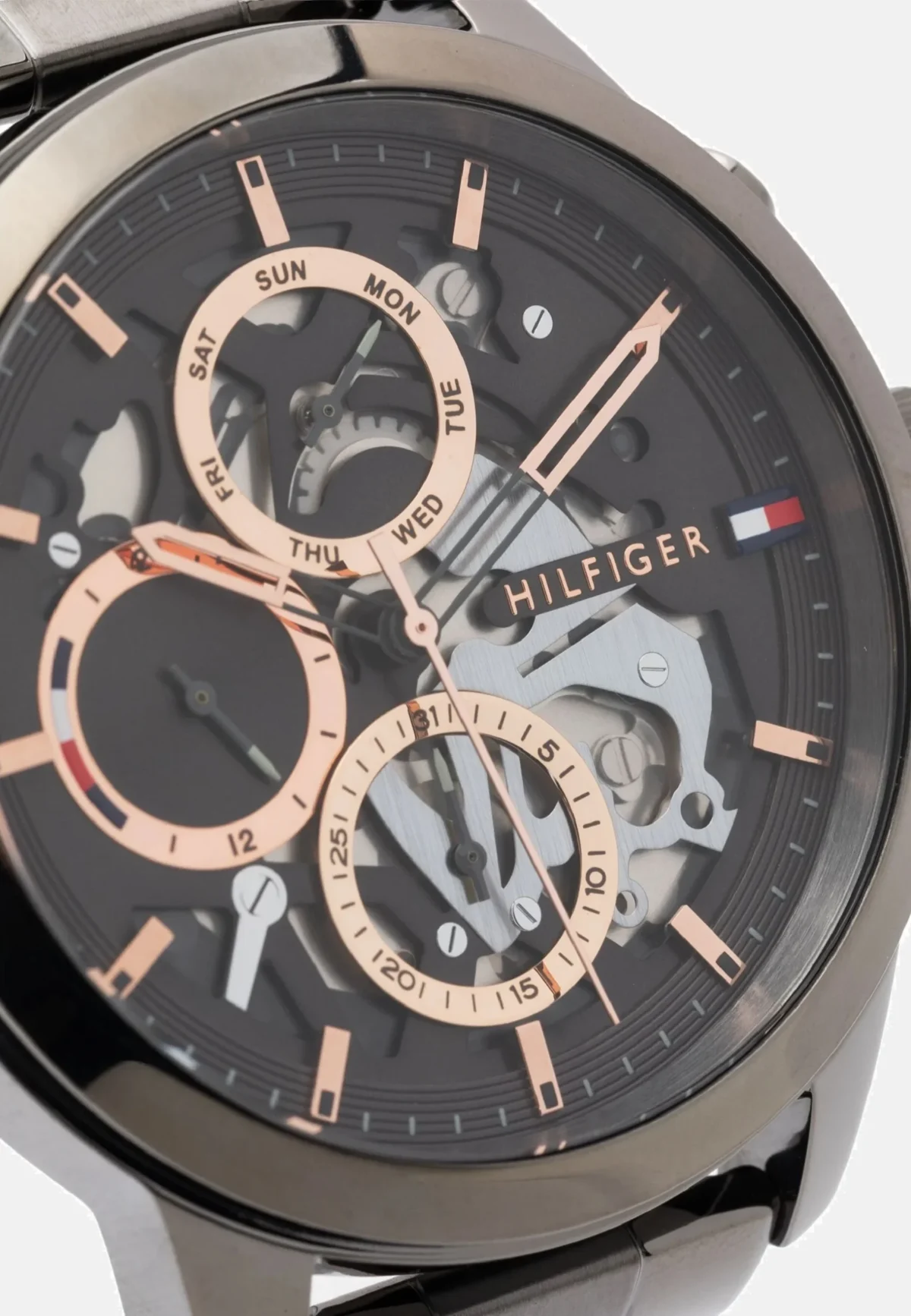 Montre original Tommy Hilfiger gris foncé version europeenne CHRONO_AUT – Image 2