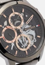 Montre original Tommy Hilfiger gris foncé version europeenne CHRONO_AUT – Image 2