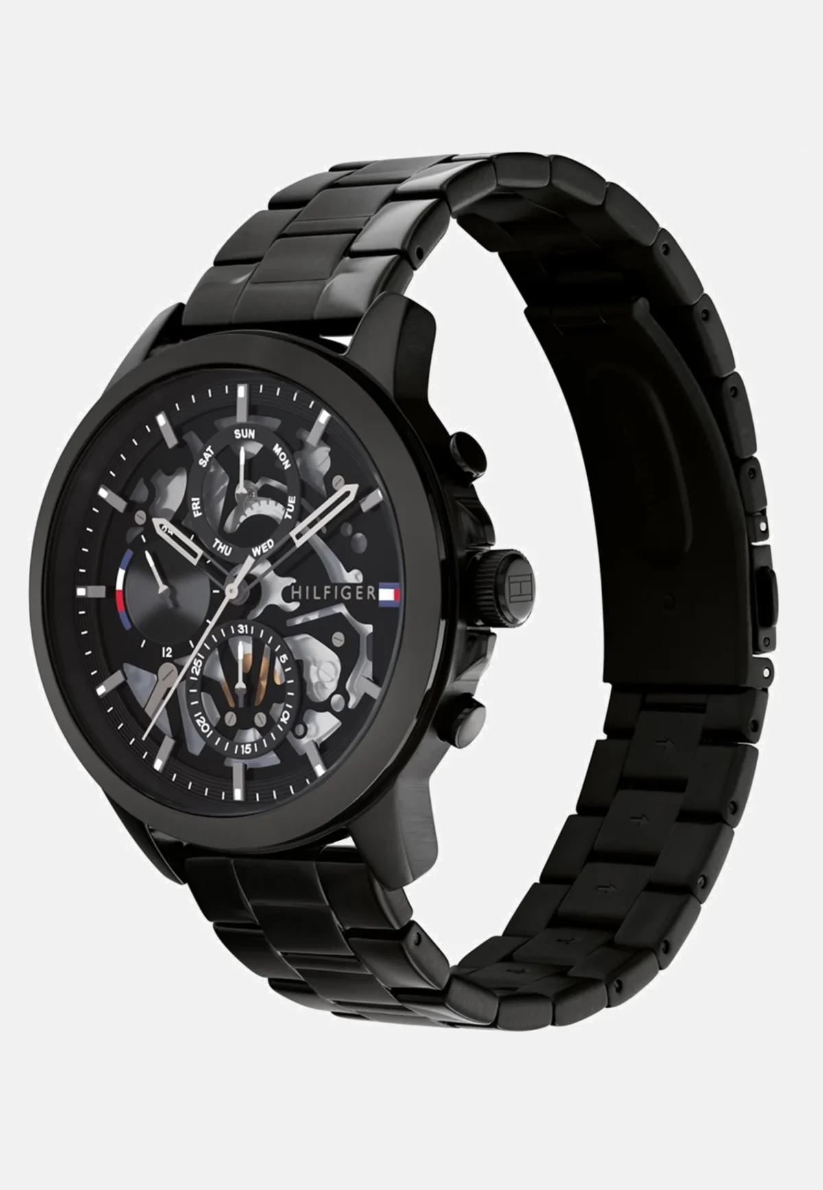 Montre original Tommy Hilfiger Noir version europeenne CHRONO_AUT – Image 4