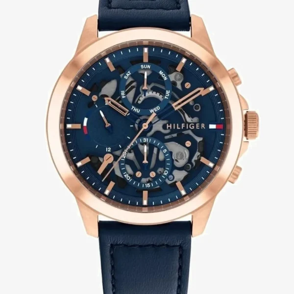 Montre original Tommy Hilfiger bleu version europeenne CHRONO_AUTOMATIC - Chronographe