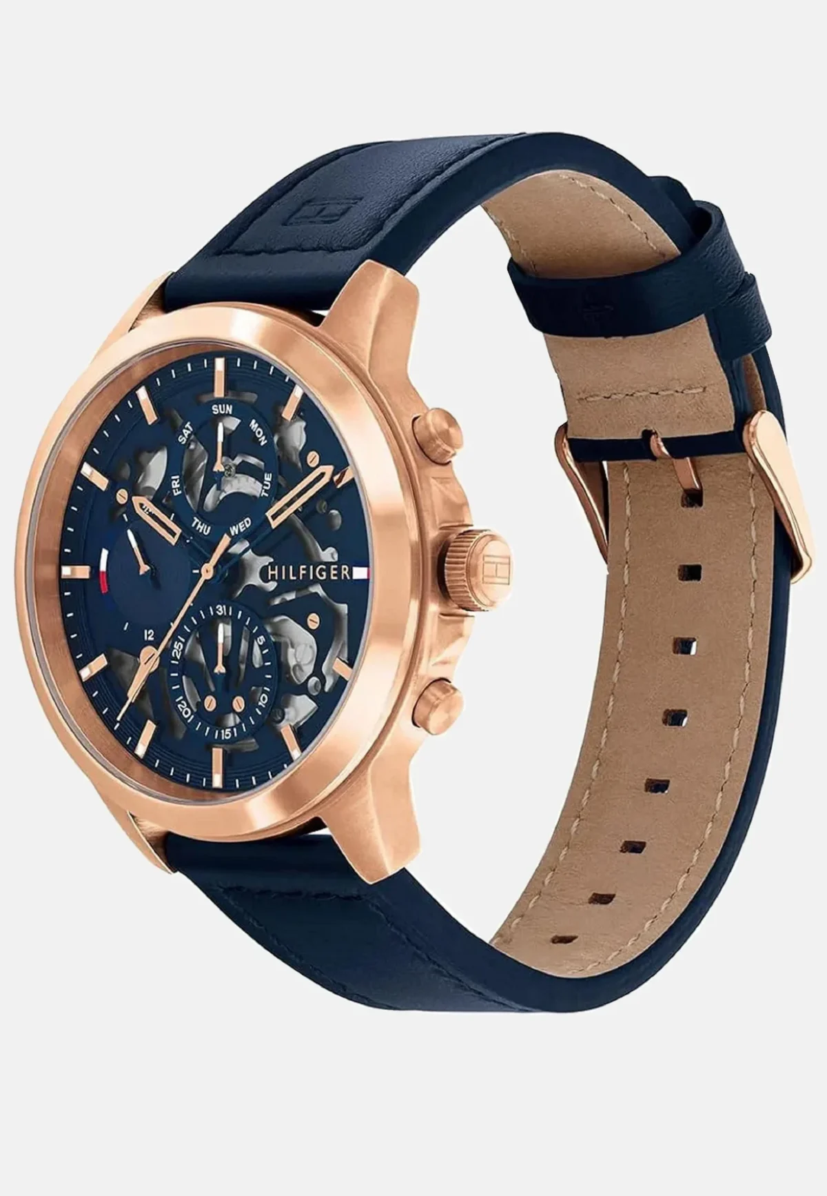 Montre original Tommy Hilfiger bleu version europeenne CHRONO_AUTOMATIC - Chronographe – Image 2