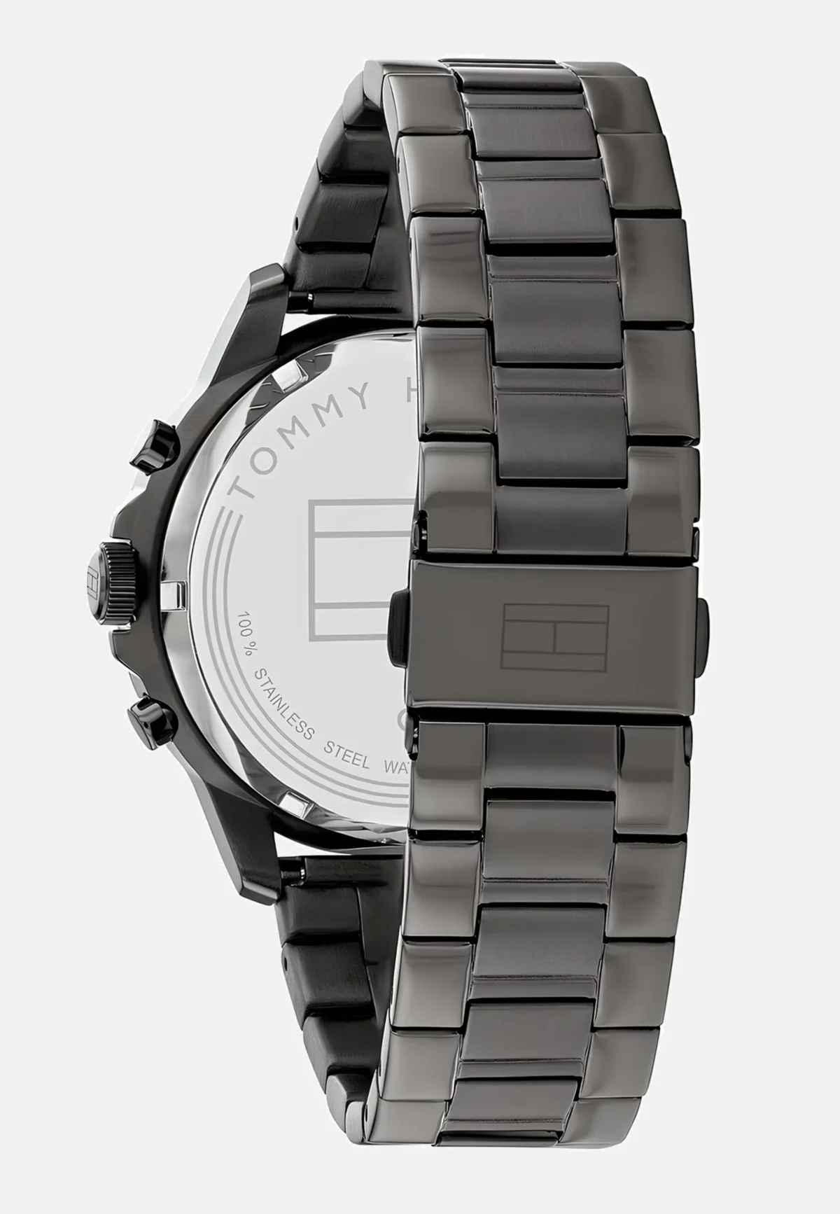 Montre original Tommy Hilfiger gris foncé version europeenne CHRONO_AUT – Image 3