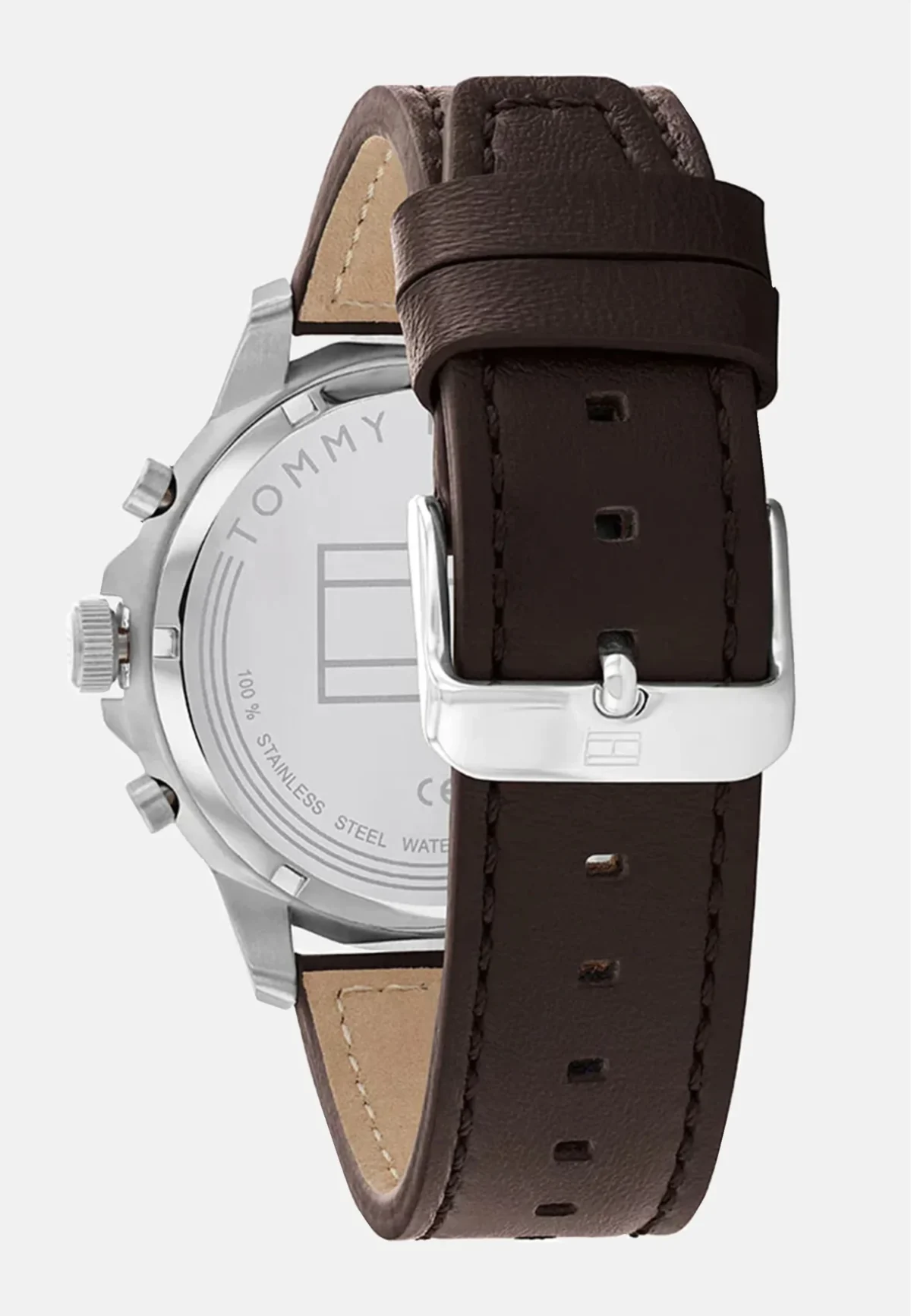 Montre original Tommy Hilfiger marron bleu version europeenne CHRONO_AUTOMATIC - Chronographe – Image 4