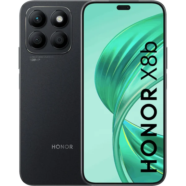 HONOR X8b - 6.7" AMOLED, 8Go+256Go, Caméra 108MP, NFC - Noir