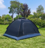 Tente de camping pliable pour 2 personnes, facile à monter, couleurs assorties, pare-soleil, imperméable, filet, sac de transport, couleur aléatoire, disponible en plusieurs tailles – Image 6