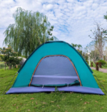 Tente de camping pliable pour 2 personnes, facile à monter, couleurs assorties, pare-soleil, imperméable, filet, sac de transport, couleur aléatoire, disponible en plusieurs tailles – Image 8
