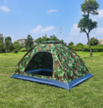 Tente de camping pliable pour 2 personnes, facile à monter, couleurs assorties, pare-soleil, imperméable, filet, sac de transport, couleur aléatoire, disponible en plusieurs tailles – Image 10