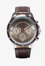 Horloge montre En vrai cuir italien homme – Image 5