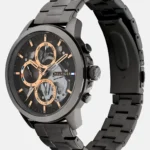 Montre original Tommy Hilfiger gris foncé version europeenne CHRONO_AUT