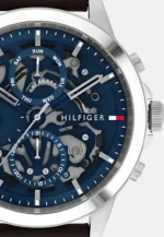 Montre original Tommy Hilfiger marron bleu version europeenne CHRONO_AUTOMATIC - Chronographe – Image 7