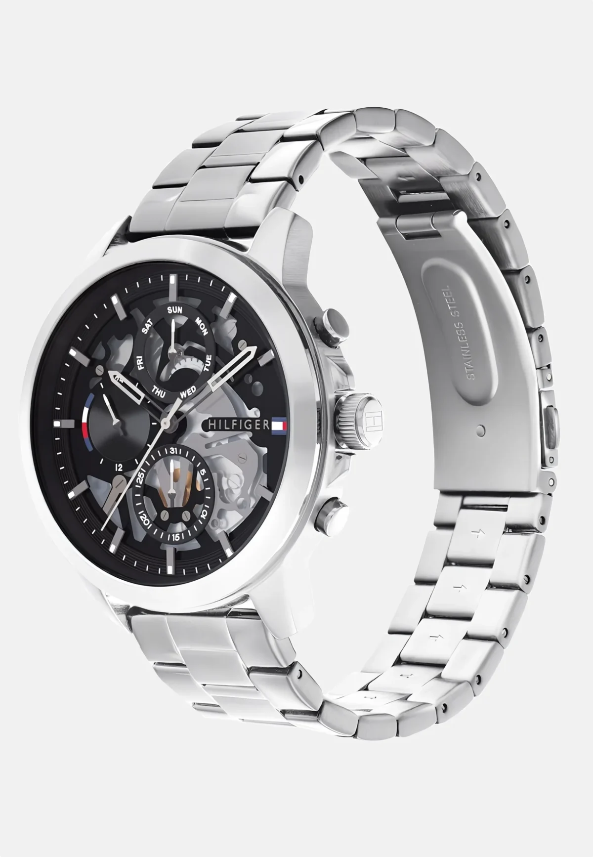 Montre original Tommy Hilfiger Argent version europeenne CHRONO_AUT – Image 2