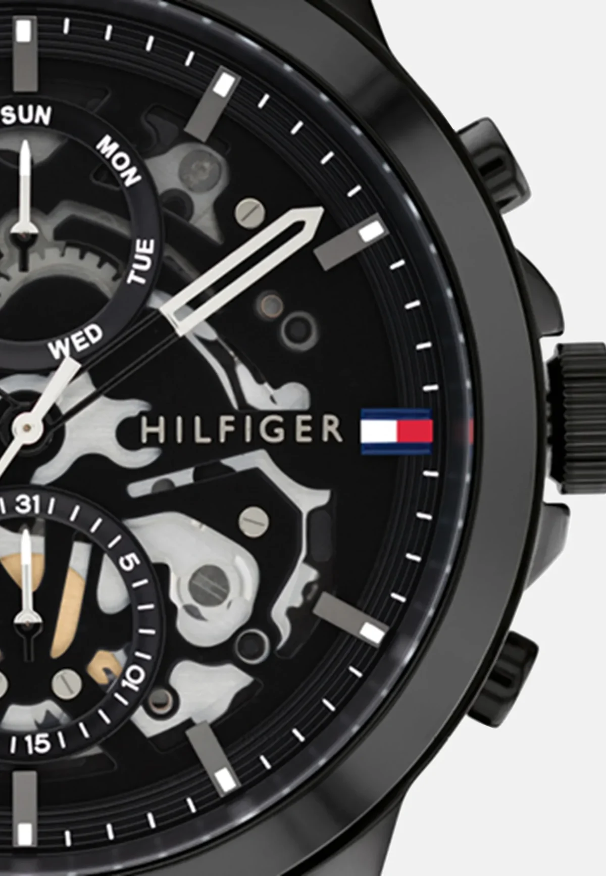 Montre original Tommy Hilfiger Noir version europeenne CHRONO_AUT – Image 5