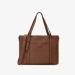 Sac à main pour femmes Bleu, gris , brun