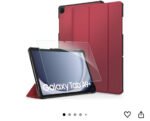 Étui en Cuir + Ecran de protection compatible  avec Samsung Galaxy Tab A9+ / A9 Plus – Image 4