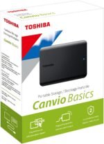 Disque dur externe - TOSHIBA - CANVIO BASICS - 2 To - Noir – Image 2