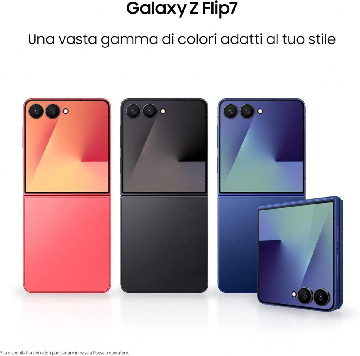 Smartphone pliable Samsung Galaxy Z Flip7 AI, 12Go RAM, 512Go ROM, écran Super AMOLED – Image 2